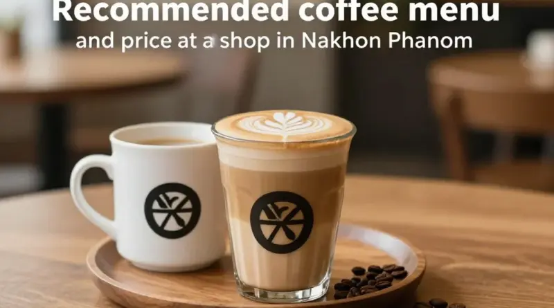 เมนูแนะนำและราคากาแฟของร้านกาแฟน็อคดาวน์ นครพนม มีอะไรน่าลอง