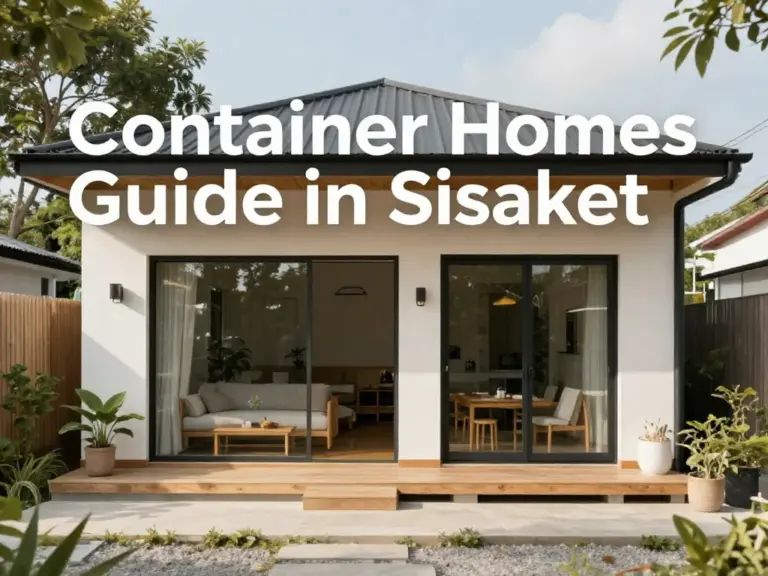 A Complete Guide to Container Homes in Sisaket
