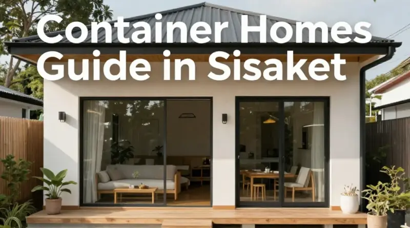 A Complete Guide to Container Homes in Sisaket