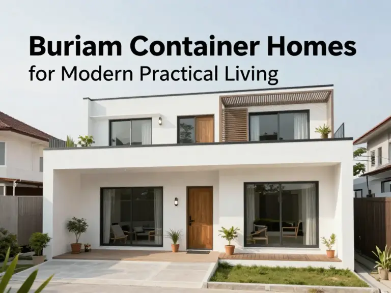 Buriram Container Homes: A Practical Guide for Modern Living