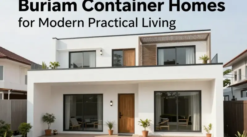 Buriram Container Homes: A Practical Guide for Modern Living