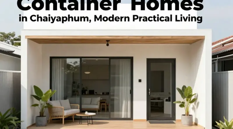 Container Homes in Chaiyaphum: A Practical Guide for Modern Living