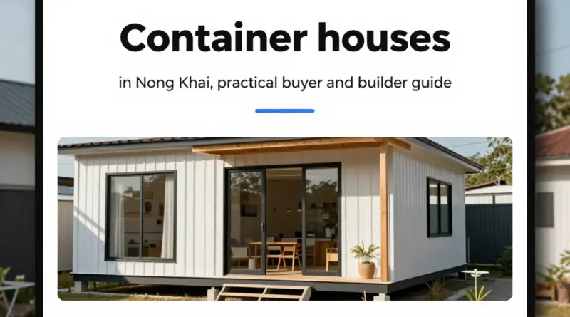 Container Houses in Nong Khai: A Practical Guide for Buyers and Builders