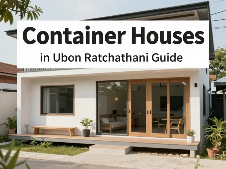Container Houses in Ubon Ratchathani: A Complete Guide