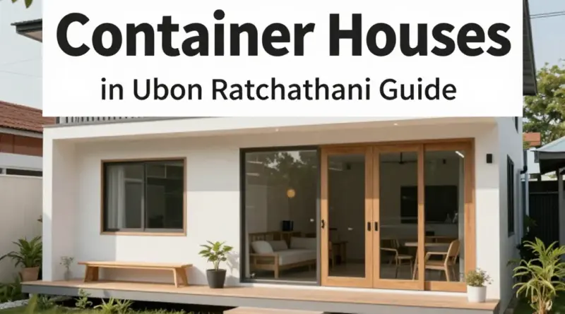 Container Houses in Ubon Ratchathani: A Complete Guide