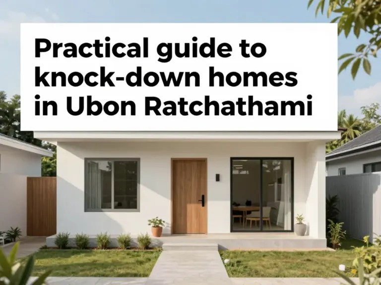 Knock-Down Homes in Ubon Ratchathani: A Practical Buyer’s Guide