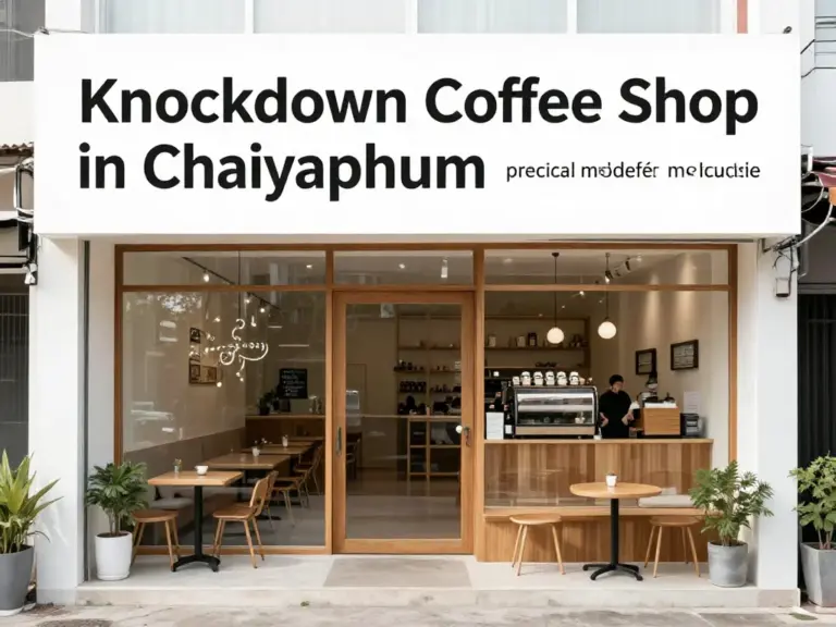Knockdown Coffee Shop in Chaiyaphum: A Practical Guide to Choosing the Right Build