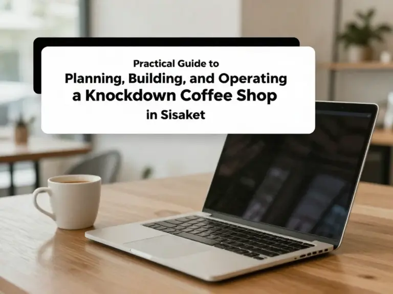 Knockdown Coffee Shop in Sisaket: A Practical Guide to Planning, Building, and Operating
