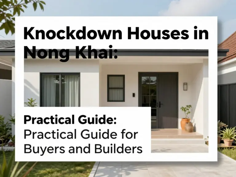 Knockdown Houses in Nong Khai: A Practical Guide for Buyers and Builders