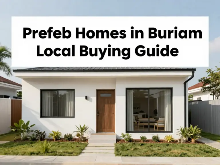 Prefab Homes in Buriram: A Complete Local Buying Guide