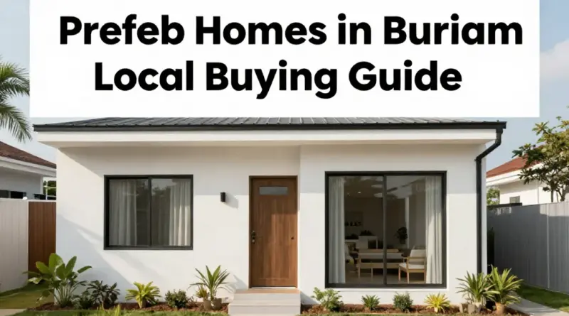Prefab Homes in Buriram: A Complete Local Buying Guide