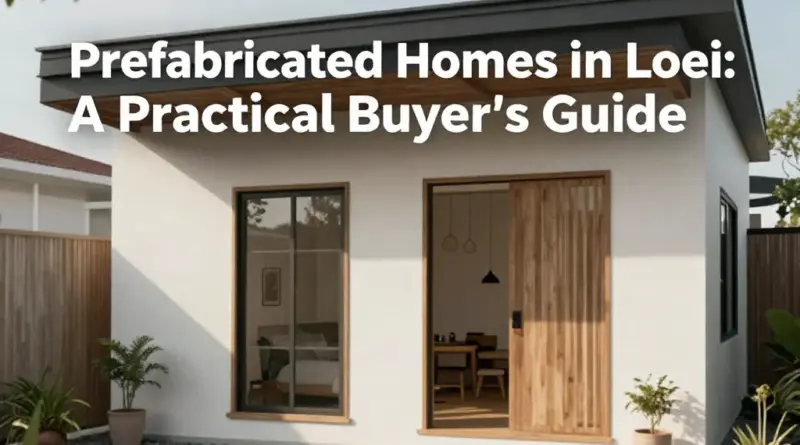 Prefabricated Homes in Loei: A Practical Guide for Buyers