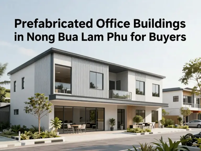 Prefabricated Offices in Nong Bua Lam Phu: A Practical Guide for Buyers