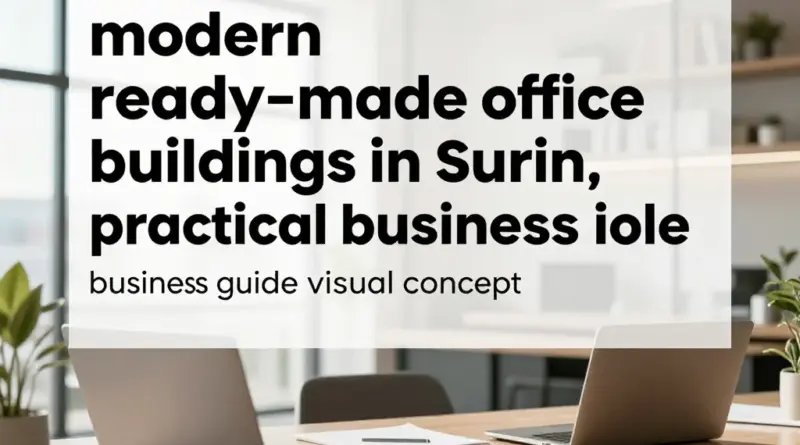 Ready-Made Office Buildings in Surin: A Practical Guide for Businesses