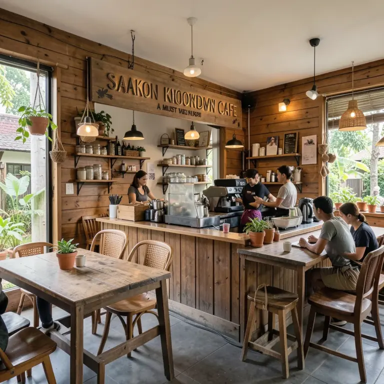 ร้านกาแฟน็อคดาวน์ สกลนคร: คาเฟ่สุดฮิต บรรยากาศดีที่ห้ามพลาด