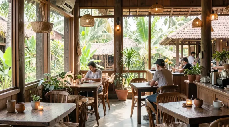 ร้านกาแฟน็อคดาวน์ อุดรธานี: คาเฟ่บรรยากาศดี นั่งสบาย สไตล์ที่คุณต้องลอง